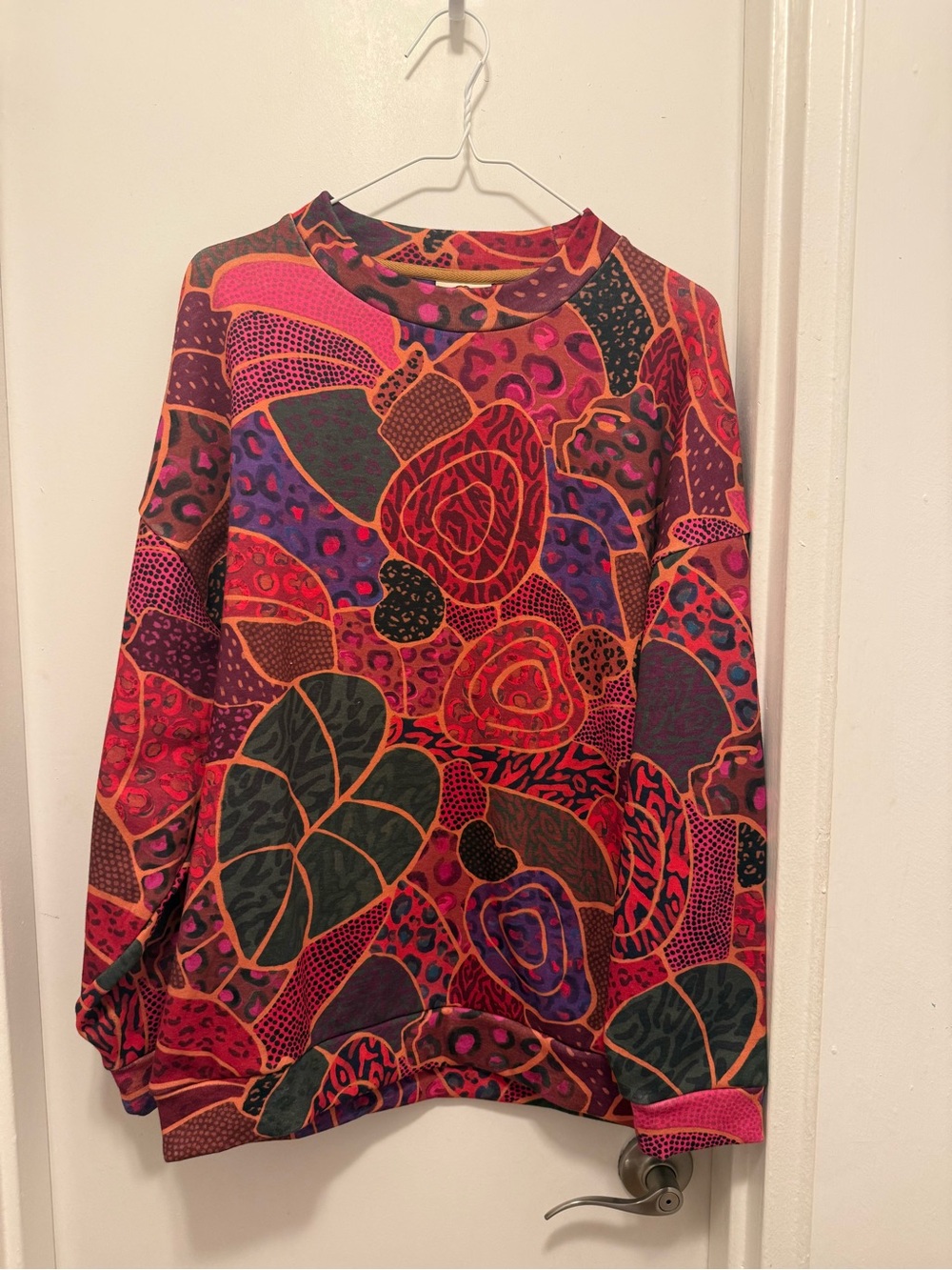 Vibrant Multicolor Printed Women's Sweatshirt